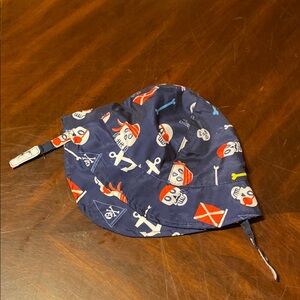 Navy Pirate-Themed Kids Hat